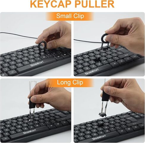 7 قطع من أداة سحب غطاء المفاتيح، مزيل غطاء المفاتيح مع ملاقط غطاء المفاتيح للوحة المفاتيح الميكانيكية القابلة للتبديل السريع، وأدوات تنظيف لوحات المفاتيح in Kuwait