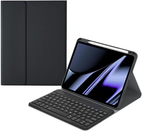 AnMengXinLing iPad Pro 11 2022/2021/2020 Keyboard Case, iPad Pro 11 4th/3rd/2nd Generation Case with Keyboard and Pencil Holder Magnetically Detachable Wireless Bluetooth Keyboard,Teal in Kuwait