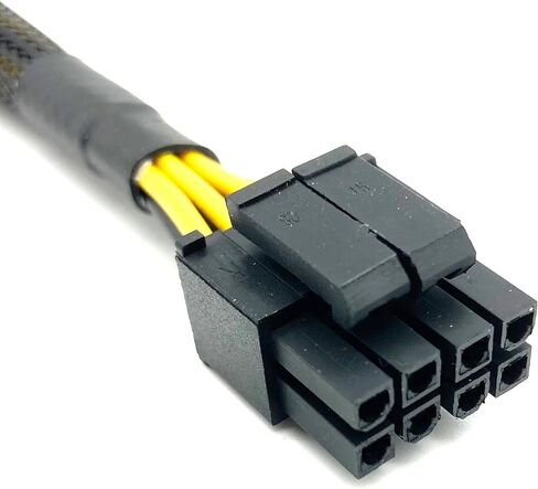 ATX 4-Pin Female to CPU 8(4+4) Pin Male Power Extension Cable for Motherboard (2 Pieces) in Kuwait