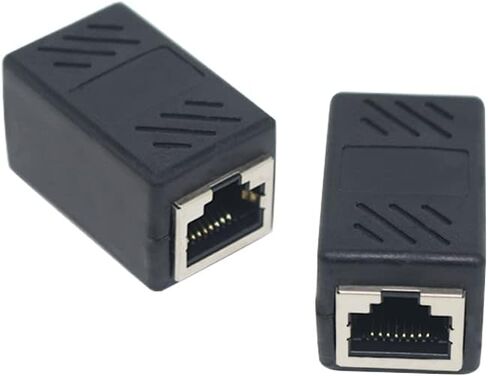 وصلة RHCXCYTJ RJ45، وصلة إيثرنت لوصلة كابل الشبكة Cat5/Cat5e/Cat6/Cat7 من أنثى إلى أنثى محول موسع كابل الشبكة (عبوتان) in Kuwait