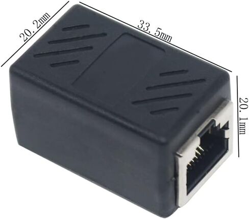 وصلة RHCXCYTJ RJ45، وصلة إيثرنت لوصلة كابل الشبكة Cat5/Cat5e/Cat6/Cat7 من أنثى إلى أنثى محول موسع كابل الشبكة (عبوتان) in Kuwait