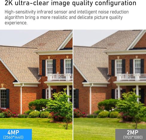 YoLuKe 4MP PTZ بطارية كاميرا أمان تعمل بالطاقة الشمسية، كاميرا خارجية تعمل بالطاقة الشمسية مع إنذارات بصرية صوتية، رؤية ليلية ملونة، بطارية 9000 مللي أمبير، كشف حركة PIR، صوت ثنائي الاتجاه، IP65 مقاوم للماء in Kuwait
