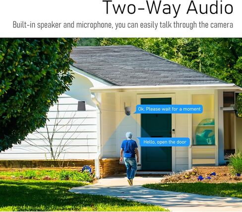 YoLuKe 4MP PTZ بطارية كاميرا أمان تعمل بالطاقة الشمسية، كاميرا خارجية تعمل بالطاقة الشمسية مع إنذارات بصرية صوتية، رؤية ليلية ملونة، بطارية 9000 مللي أمبير، كشف حركة PIR، صوت ثنائي الاتجاه، IP65 مقاوم للماء in Kuwait