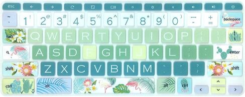 Silicon Keyboard Cover Skin for HP Chromebook 11 x360, 14-ca, 14-ak, 14-X Series - Sakura in Kuwait