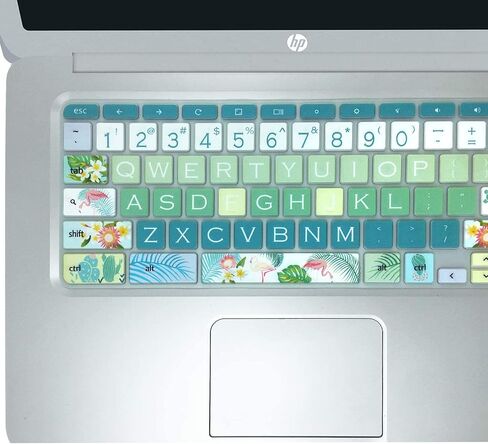 Silicon Keyboard Cover Skin for HP Chromebook 11 x360, 14-ca, 14-ak, 14-X Series - Sakura in Kuwait