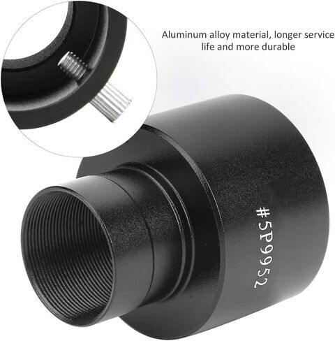 محول عدسة التلسكوب الفلكي الدائري من Dilwe Tmounted، محول تركيب عالمي احترافي من سبائك الألومنيوم مقاس 0.965 بوصة إلى محول تركيب 1.25 بوصة للتلسكوب الفلكي in Kuwait