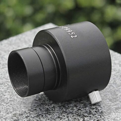 محول عدسة التلسكوب الفلكي الدائري من Dilwe Tmounted، محول تركيب عالمي احترافي من سبائك الألومنيوم مقاس 0.965 بوصة إلى محول تركيب 1.25 بوصة للتلسكوب الفلكي in Kuwait