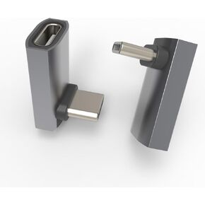 محول الزاوية اليمنى Felipmichael USB C، 240 وات 8K 40 جيجابت في الثانية 90 درجة USB C، عبوتان Thunderbolt 4/3، متوافق مع USB4 in Kuwait