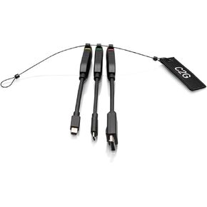 C2G Universal 4K HDMI Dongle Adapter Ring with Color Coded DisplayPort, Mini DisplayPort, and USB-C, C2G30028 in Kuwait