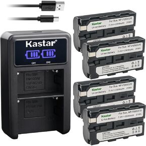 Kastar 1-Pack NP-F570 Battery and LED2 USB Charger Compatible with Feelworld A737 FW278S FW279 FW279S FW450 FW568 FW703 FW759 FW760 FW1018V1 FW1018SPV1 Digital On-Camera Field Monitor in Saudi Arabia