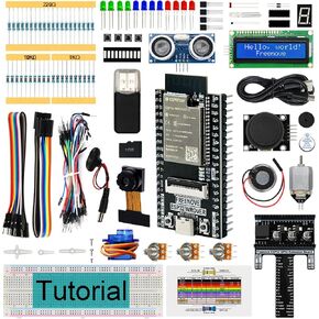 FREENOVE Super Starter Kit for ESP32-WROVER (Included) (Compatible with Arduino IDE), Onboard Camera Wireless, Python C, 536-Page Detailed Tutorial, 173 Items, 82 Projects in Saudi Arabia