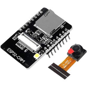 1PCS ESP32-CAM Camera WiFi + Bluetooth Module 4M PSRAM Dual-core 32-bit CPU Development Board with OV2640 2MP Camera Module Support Image WiFi Upload