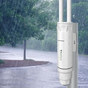 WONLINK موسع واي فاي خارجي عالي الطاقة نقطة وصول واي فاي لاسلكية مع PoE، نطاق مزدوج 5 جيجا هرتز 1200 ميجا بايت في الثانية موسع نطاق واي فاي خارجي طويل المدى مكرر إشارة واي فاي مع منفذ إيثرنت in Kuwait