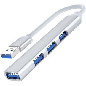 موزع USB ، موزع USB من الألومنيوم مع 4 منافذ USB 3.0 ، موزع بيانات محمول يمكن استخدامه لجهاز آي ماك برو ، ماك بوك اير ، ماك ميني / برو ، سيرفس برو ، الكمبيوتر المحمول in Kuwait