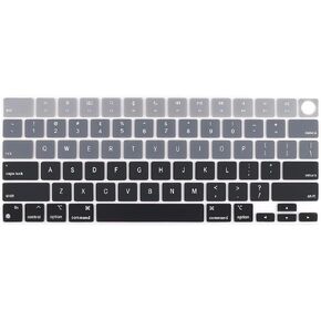 Batianda Premium Gradient Color Keyboard Cover for M2 Chip MacBook Air 15 inch 2023 & MacBook Air 13.6" 2022 Model A2681 Soft-Touch Silicone Protective Skin,Gradient Green in Kuwait