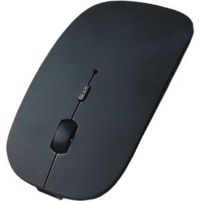 SUNGI Bluetooth Mouse for Mac/Laptop/iPad/iPhone/Android PC,Rechargable Quiet Slim Wireless Mice Compatible with OS/Windows/Linux/Tablet/MacBook Pro/MacBook Air,Black in Kuwait