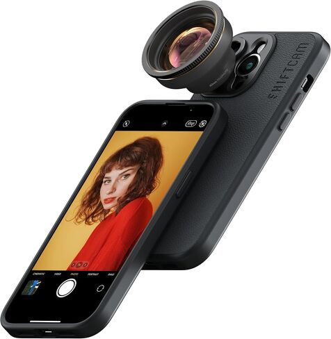 Shiftcam | LensUltra 1.55x Anamorphic Lens - 1.55x Magnification, 120° Angle - Plunge into Ultra-Wide Aspect Ratio, Signature Lens Flare, Dreamlike Depths, Superior Sharpness, Premium Design in Saudi Arabia