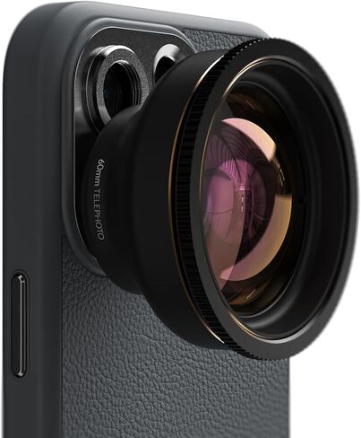 Shiftcam | LensUltra 1.55x Anamorphic Lens - 1.55x Magnification, 120° Angle - Plunge into Ultra-Wide Aspect Ratio, Signature Lens Flare, Dreamlike Depths, Superior Sharpness, Premium Design in Saudi Arabia