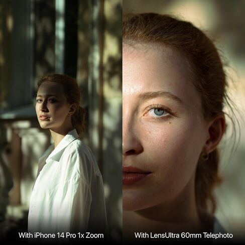 Shiftcam | LensUltra 1.55x Anamorphic Lens - 1.55x Magnification, 120° Angle - Plunge into Ultra-Wide Aspect Ratio, Signature Lens Flare, Dreamlike Depths, Superior Sharpness, Premium Design in Saudi Arabia