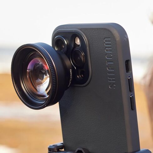 Shiftcam | LensUltra 1.55x Anamorphic Lens - 1.55x Magnification, 120° Angle - Plunge into Ultra-Wide Aspect Ratio, Signature Lens Flare, Dreamlike Depths, Superior Sharpness, Premium Design in Saudi Arabia