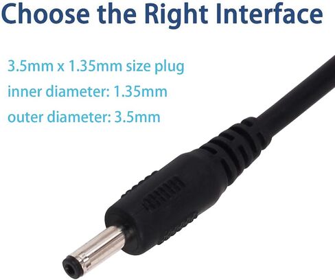USB to DC Power Cord, [2 Pack] 0.25m USB 2.0 A Type Male to DC 5.5 x 2.1mm 5V Power Plug Connector Cable Power Charging Adapter (USB to DC 5.5 x 2.1mm) in Saudi Arabia