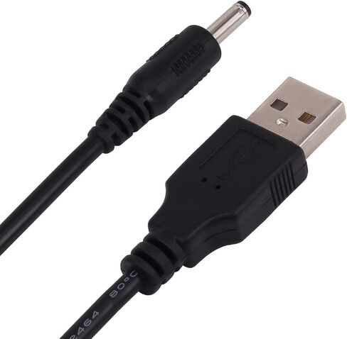 USB to DC Power Cord, [2 Pack] 0.25m USB 2.0 A Type Male to DC 5.5 x 2.1mm 5V Power Plug Connector Cable Power Charging Adapter (USB to DC 5.5 x 2.1mm) in Saudi Arabia