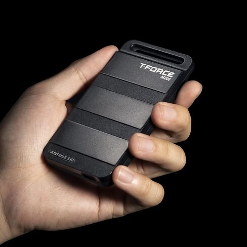 TEAMGROUP T-Force M200 Portable SSD 2TB USB3.2 Gen2x2 Type-C Read up to 1800MB/s Write up to 1500MB/s Compatible with PS5 & Xbox & Chrome OS T8FED9001T0C102 in Saudi Arabia