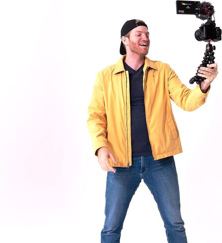 Nexili Valo R RGB Pocket Video Light for Cameras, 2500-8500K CCT, 360 Colors, 12 Preset Lighting Effects, CR≥97, Built-in Rechargeable Battery, Aluminum Alloy Body in Saudi Arabia