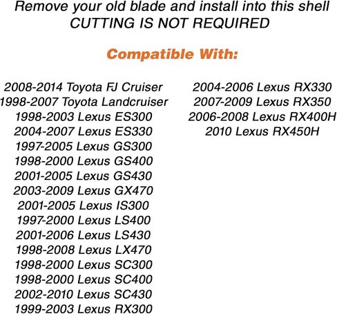 Key Fob Case Shell (Swap Your Original Blade) in Saudi Arabia