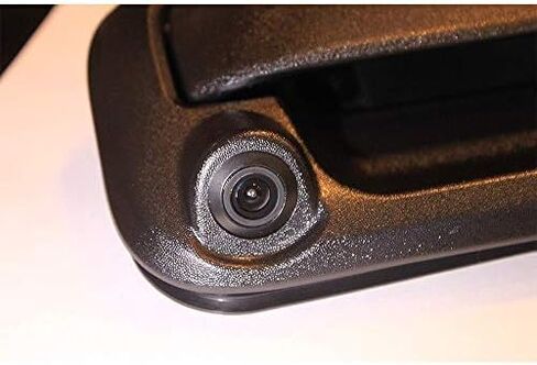 كاميرا للعرض الخلفي للكاميرا من Ford مزودة بمقبض خلفي للباب الخلفي، كاميرا رؤية خلفية للسيارة، لكاميرا فورد F150/F250/F350/F450/F550 (اللون: أسود) in Kuwait