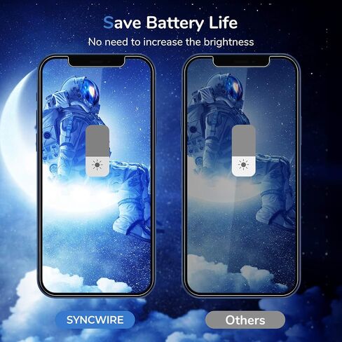 سينكواير شاشة حماية للخصوصية لموبايل ايفون 12/12 برو 6.1 بوصة [عبوتان]، طبقة من الزجاج المقوى مضادة للتجسس مع اداة محاذاة [درجة صلابة 9، مقاومة للكسر، خالية من الفقاعات، لمس حساس، مضادة للتلطخ] in Kuwait