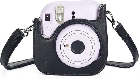 Phetium Instant mini 12 Camera Protective Case Compatible with Instax Mini 12 11,Canvas Cover Bag with Pocket and Adjustable Shoulder Strap (Shining Rainbow) in Saudi Arabia