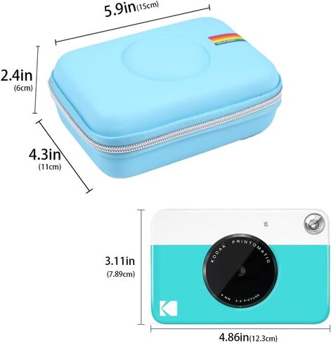 حافظة كاميرا Leayjeen متوافقة مع كاميرا Kodak Printomatic/Kodak Smile الرقمية للطباعة الفورية (الجراب فقط) in Kuwait