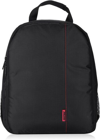 حقيبة ظهر صغيرة مقاومة للماء احترافية من PowerExtra ، حقيبة ظهر كاميرا رقمية لنيكون وسوني وأولمبوس وسامسونج وباناسونيك وبنتاكس وغيرها من الكاميرات، أسود، S, أسود, S in Kuwait