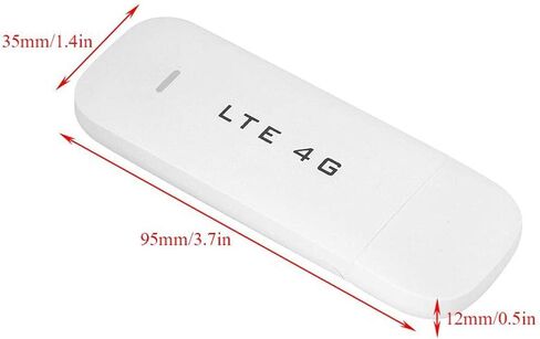 4G LTE USB مودم عصا عالية السرعة واي فاي هوت سبوت راوتر، محول مودم لاسلكي محمول للسيارة والسفر المنزلي، مشاركة ما يصل إلى 10 مستخدمين، التوصيل والتشغيل لنظام التشغيل Linux in Saudi Arabia