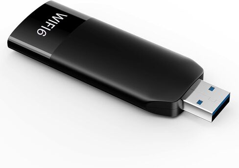 محول WiFi، محول USB WiFi للكمبيوتر المكتبي، محول AX1800 5G/2.4G ثنائي النطاق WiFi 6، محول USB WiFi لاسلكي لـ Window10/11 in Saudi Arabia