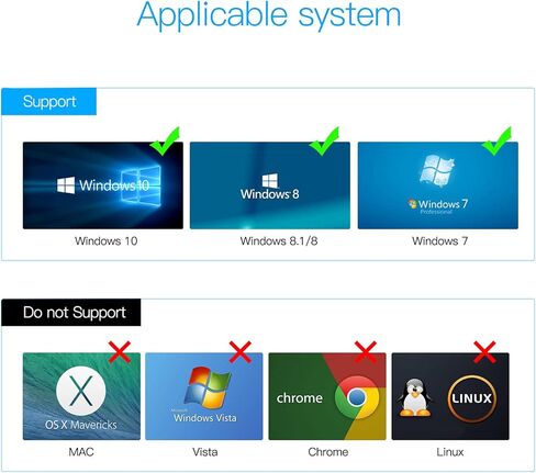 محول DYSYXD USB إلى HDMI USB 3.0 إلى HDMI للتلفزيون عالي الدقة/الشاشات/أجهزة العرض 1080P USB 3.0 إلى HDMI محول الصوت متوافق مع نظام التشغيل Windows 10 in Kuwait