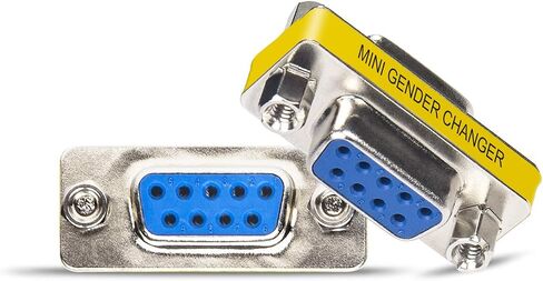 LinkStable DriverGenius RD232M2M DB9 Serial RS232 COM مغير الجنس لمهايئ الكابل التسلسلي USB إلى RS232 (ذكر/ذكر) in Saudi Arabia