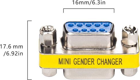 LinkStable DriverGenius RD232M2M DB9 Serial RS232 COM مغير الجنس لمهايئ الكابل التسلسلي USB إلى RS232 (ذكر/ذكر) in Saudi Arabia
