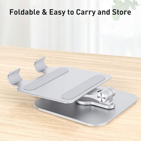 أولبرا حامل تابلت دوار 360 درجة للمكتب لاي ايباد برو قابل للطي ثلاثي المحاور قابل للتعديل اير ميني سامسونج من الالومنيوم in Kuwait