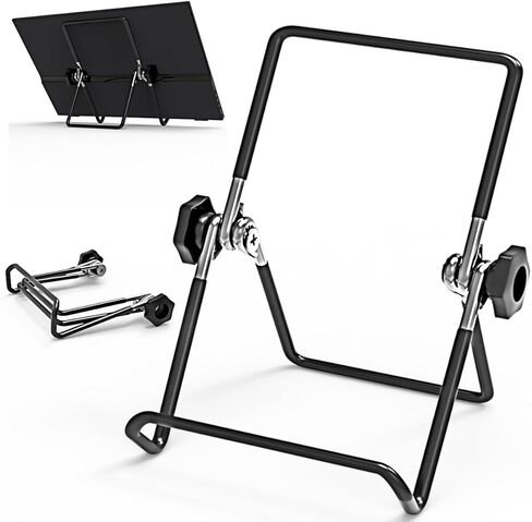 GreBear Tablet Stand Adjustable, 9-18" Portable Monitor Stand Holder, Nonslip Foldable Desktop Stand Holder Dock Compatible with iPad Pro/Air/Mini, Touch Pad, Smart Phone, Photo Frame Stand in Kuwait