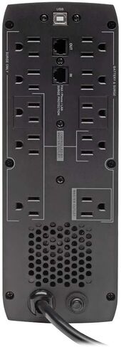 Tripp Lite 900VA UPS Battery Backup Surge Protector Efficient ENERGY-STAR Certified, AVR, 12-Outlet Uninterruptible Power Supply, Dataline Protection, 3-Year Warranty & 100,000 Insurance (ECO900UPSM) in Kuwait