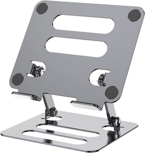 حامل تابلت قابل للتعديل من سي ان ايه كيه دي جي، حامل تابلت للمكتب متوافق مع ايباد برو 9.7، 10.5، 12.9، ايباد اير ميني 4 3 (6-13 انش) - فضي in Kuwait