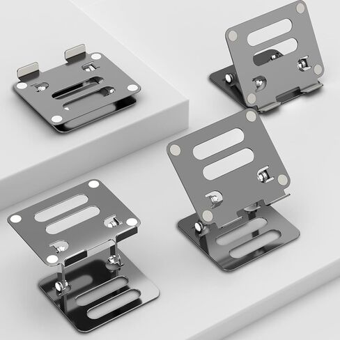 حامل تابلت قابل للتعديل من سي ان ايه كيه دي جي، حامل تابلت للمكتب متوافق مع ايباد برو 9.7، 10.5، 12.9، ايباد اير ميني 4 3 (6-13 انش) - فضي in Kuwait