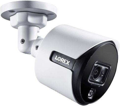 كاميرا Lorex C881DA 4K Ultra HD تناظرية نشطة للردع الأمني ​​مع رؤية ليلية ملونة، 2.8 مم، 135 قدم IR NV، IP67، أبيض، (الكاميرا فقط) (متجددة) in Saudi Arabia