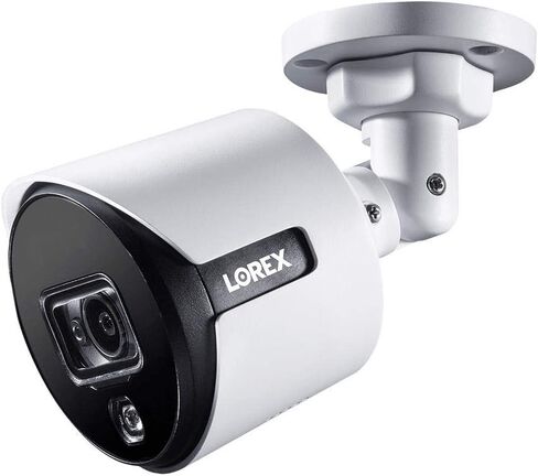 كاميرا Lorex C881DA 4K Ultra HD تناظرية نشطة للردع الأمني ​​مع رؤية ليلية ملونة، 2.8 مم، 135 قدم IR NV، IP67، أبيض، (الكاميرا فقط) (متجددة) in Saudi Arabia
