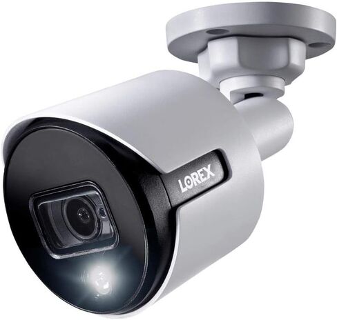 كاميرا Lorex C881DA 4K Ultra HD تناظرية نشطة للردع الأمني ​​مع رؤية ليلية ملونة، 2.8 مم، 135 قدم IR NV، IP67، أبيض، (الكاميرا فقط) (متجددة) in Saudi Arabia