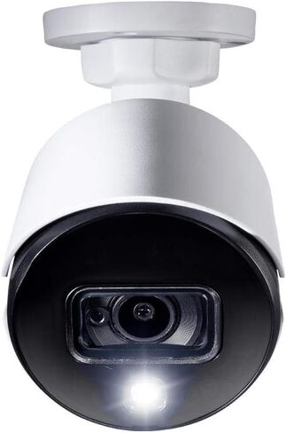 كاميرا Lorex C881DA 4K Ultra HD تناظرية نشطة للردع الأمني ​​مع رؤية ليلية ملونة، 2.8 مم، 135 قدم IR NV، IP67، أبيض، (الكاميرا فقط) (متجددة) in Saudi Arabia