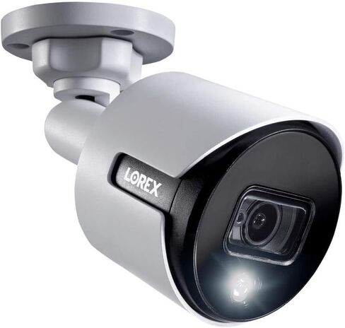 كاميرا Lorex C881DA 4K Ultra HD تناظرية نشطة للردع الأمني ​​مع رؤية ليلية ملونة، 2.8 مم، 135 قدم IR NV، IP67، أبيض، (الكاميرا فقط) (متجددة) in Saudi Arabia
