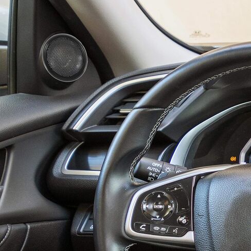 X AUTOHAUX 2 قطعة 1 بوصة غطاء مكبر صوت للسيارة أسود شبكي مضخم صوت شواء واقي حماية القرن in Saudi Arabia